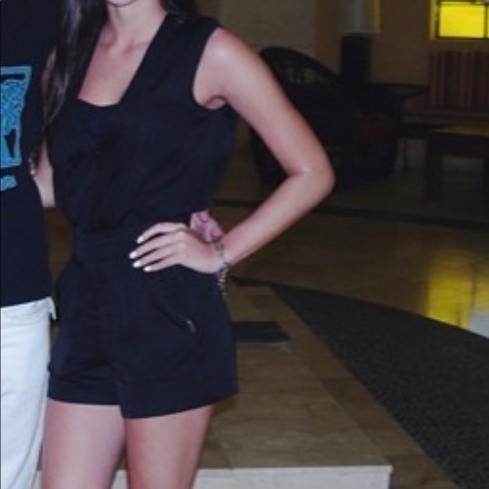 BEBE silk romper